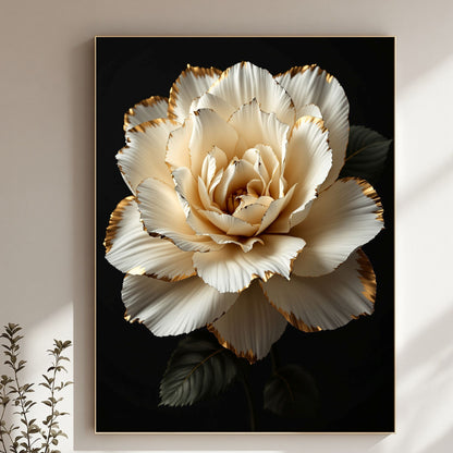 minimal canvas wall art in modern living room interior