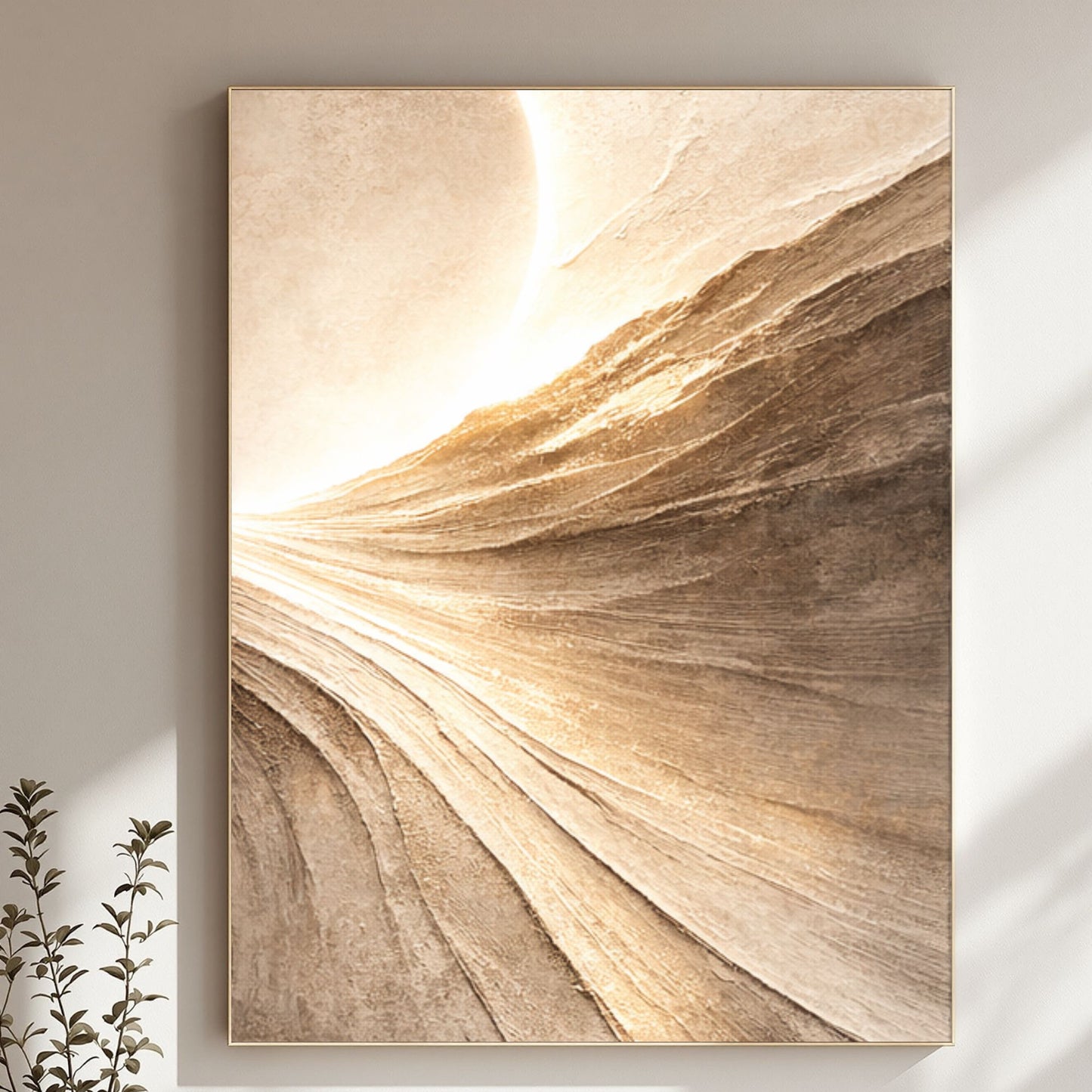 NOIRÉ Horizon II –  Canvas Print | Premium Textured Wall Art