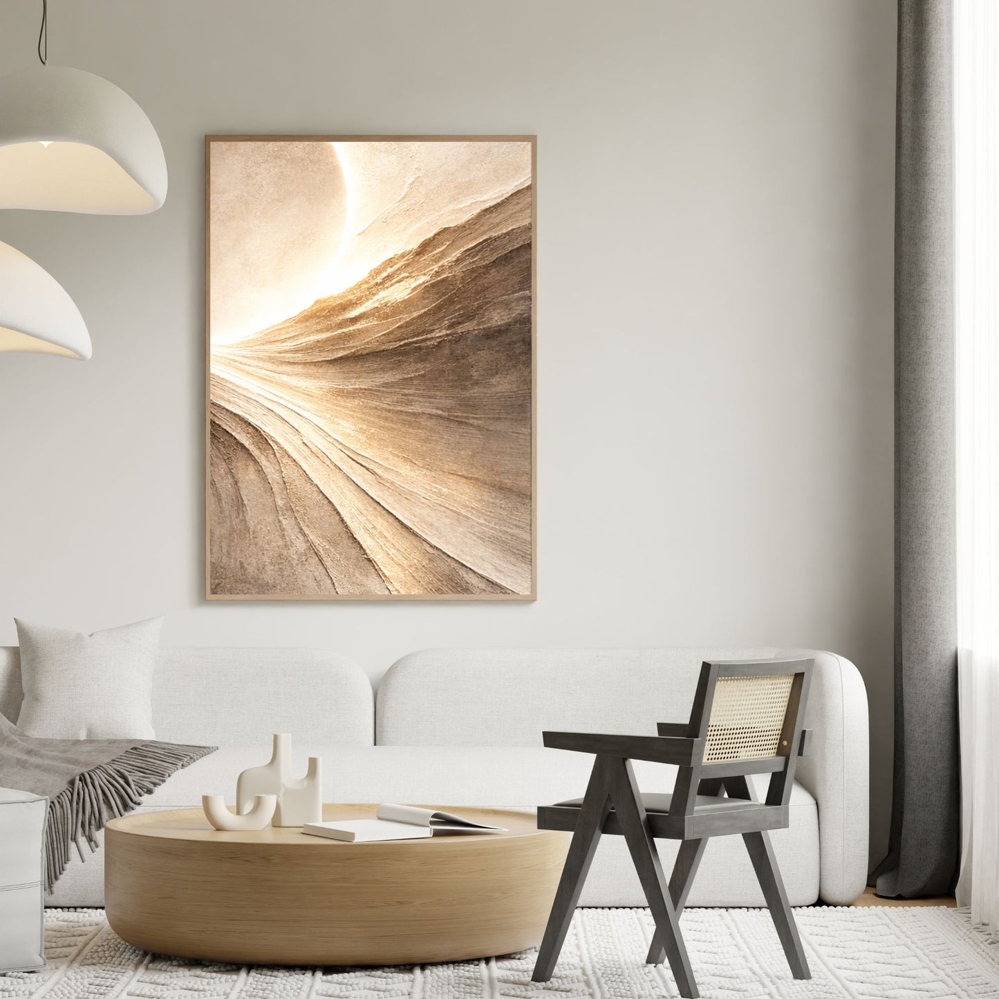 NOIRÉ Horizon II –  Canvas Print | Premium Textured Wall Art