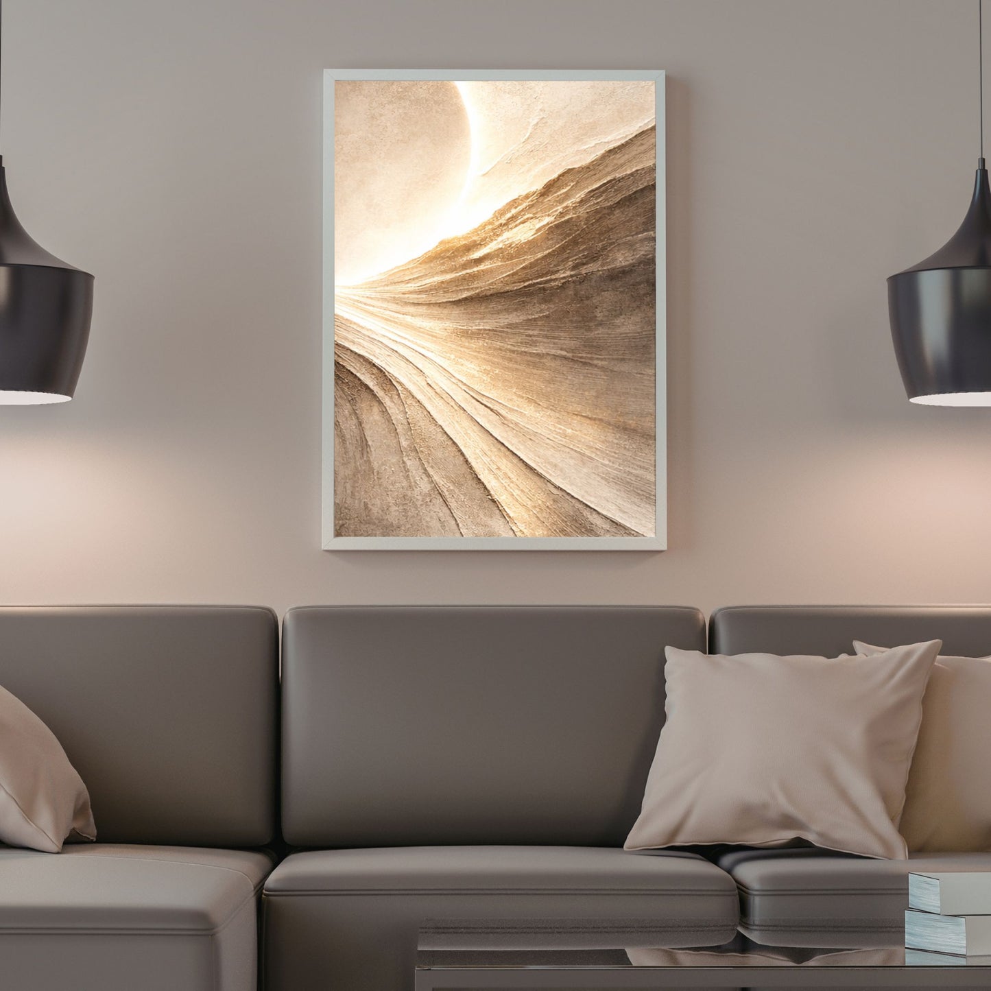 NOIRÉ Horizon II –  Canvas Print | Premium Textured Wall Art