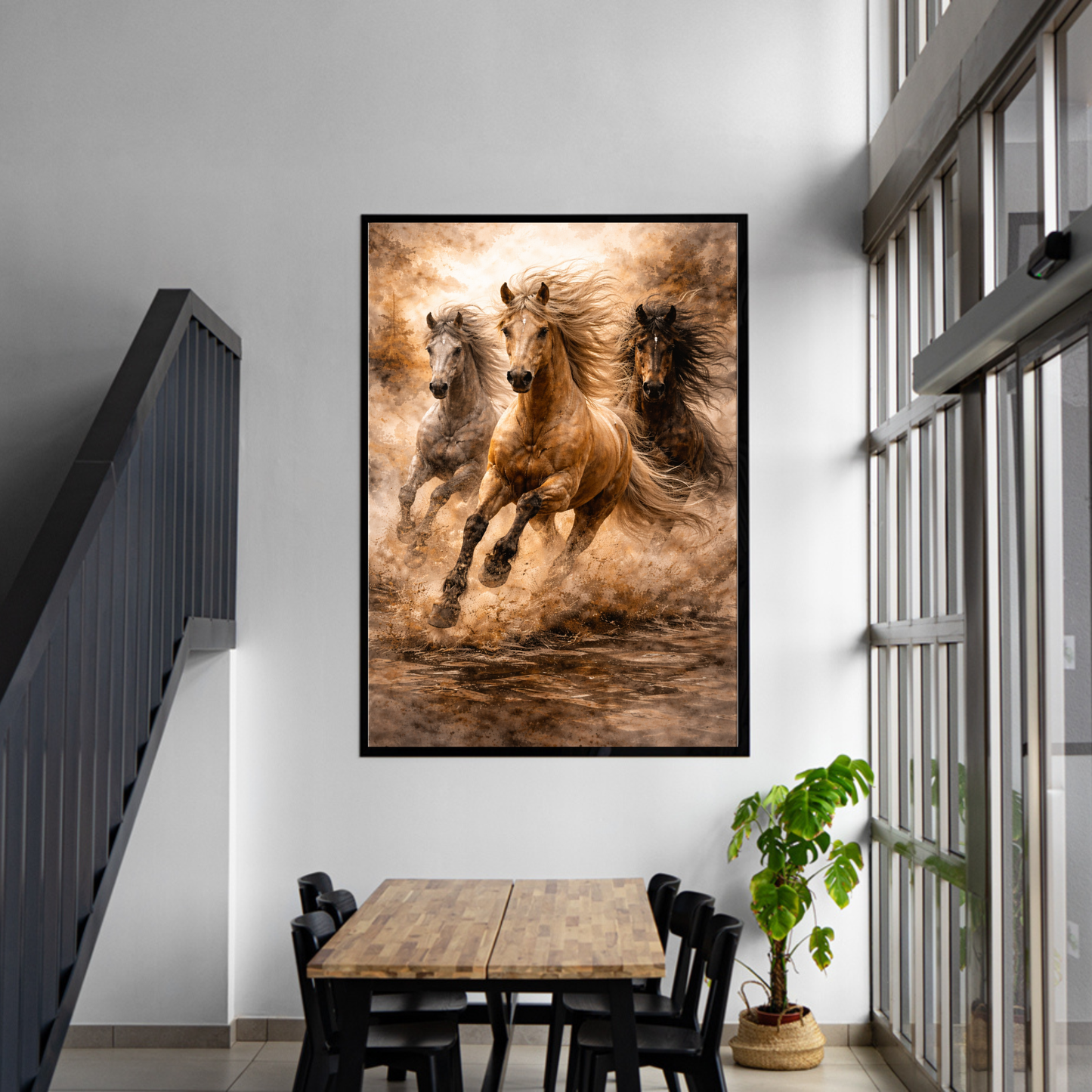 Unstoppable Force – Running Wild Horses Canvas Wall Art