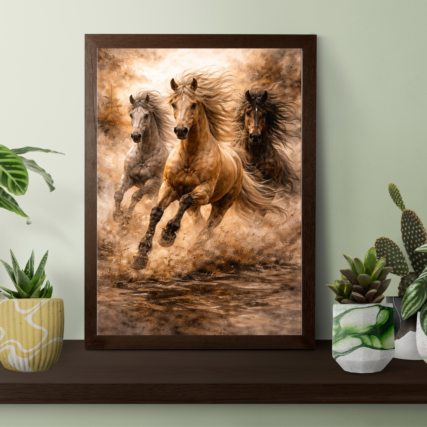 Unstoppable Force – Running Wild Horses Canvas Wall Art