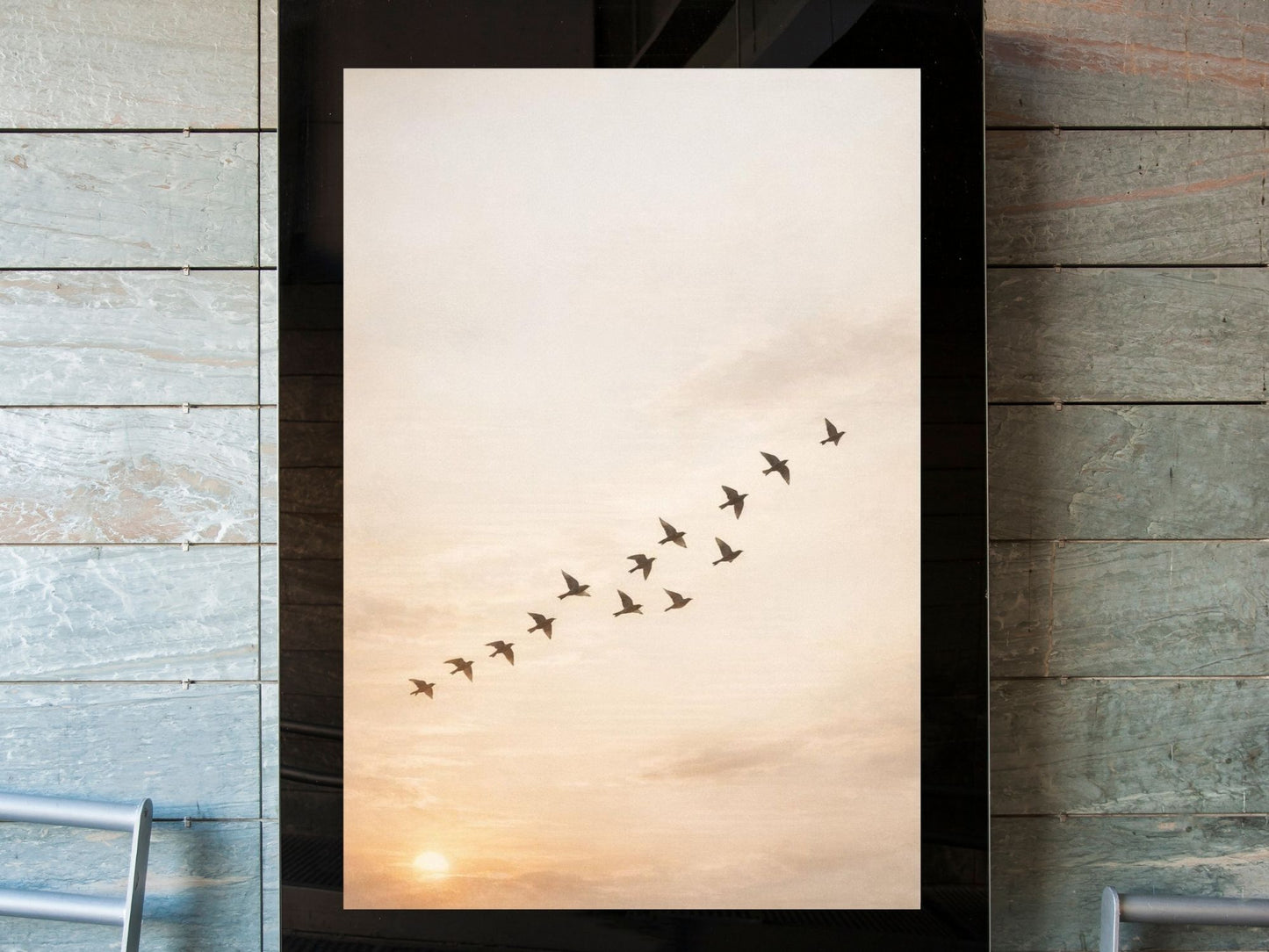 Birds in Flight Fine Art  – Minimalist Nature Wall Decor