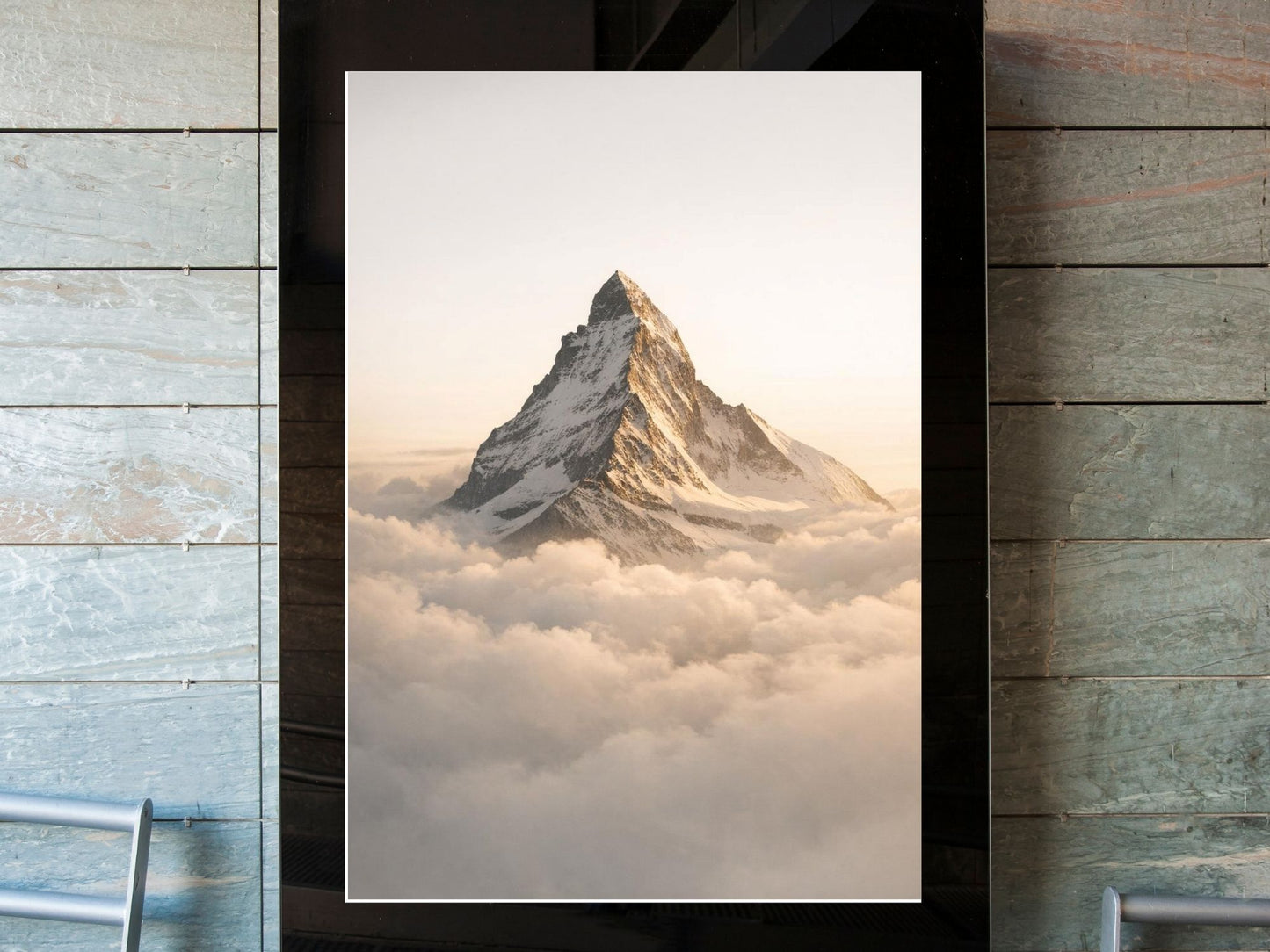 Above the Clouds – Mountain Peak Fine Art Wall Art, Minimal Nature Landscape