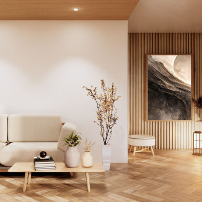 NOIRÉ Horizon – Design I   Canvas Print  Premium Textured Wall Art