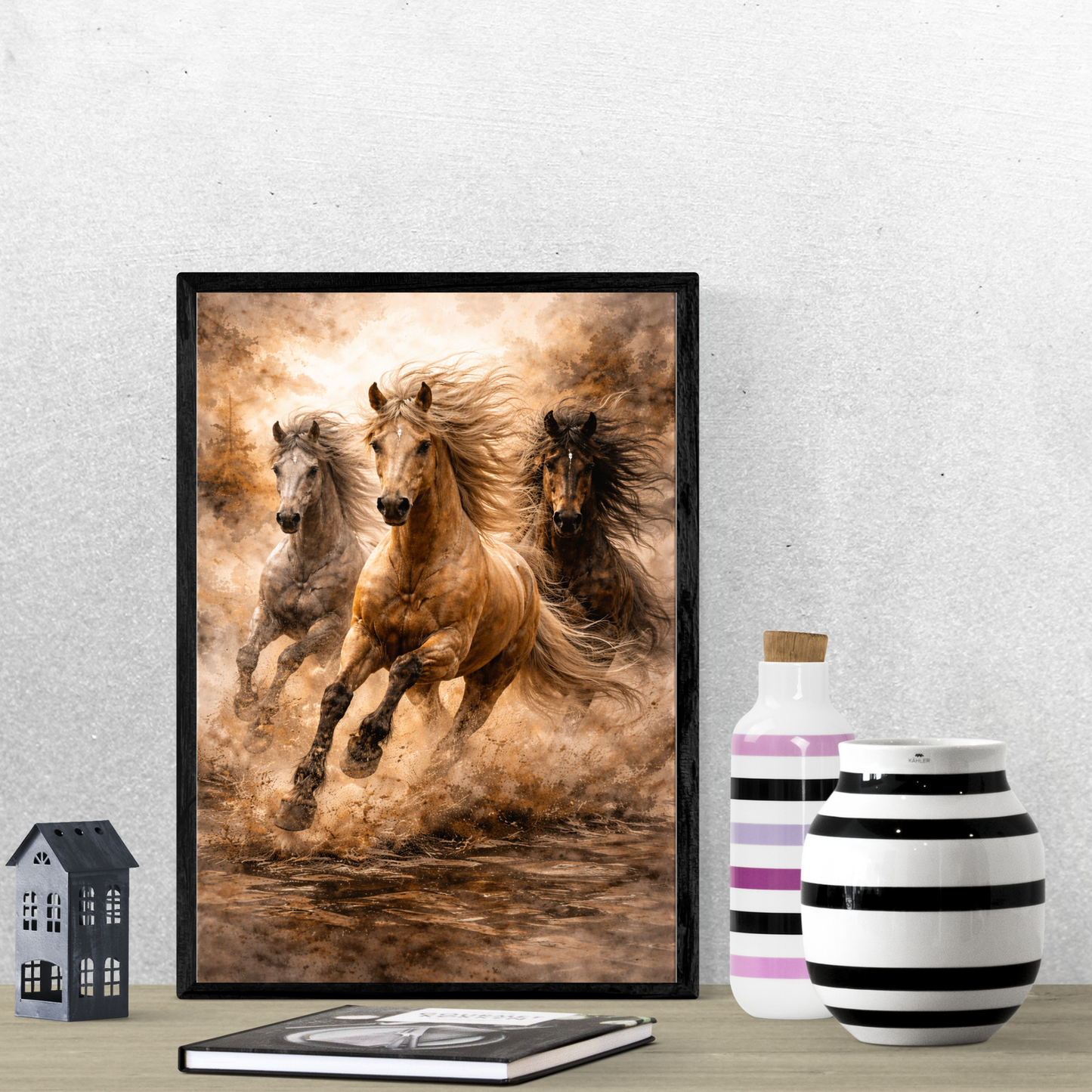 Unstoppable Force – Running Wild Horses Canvas Wall Art