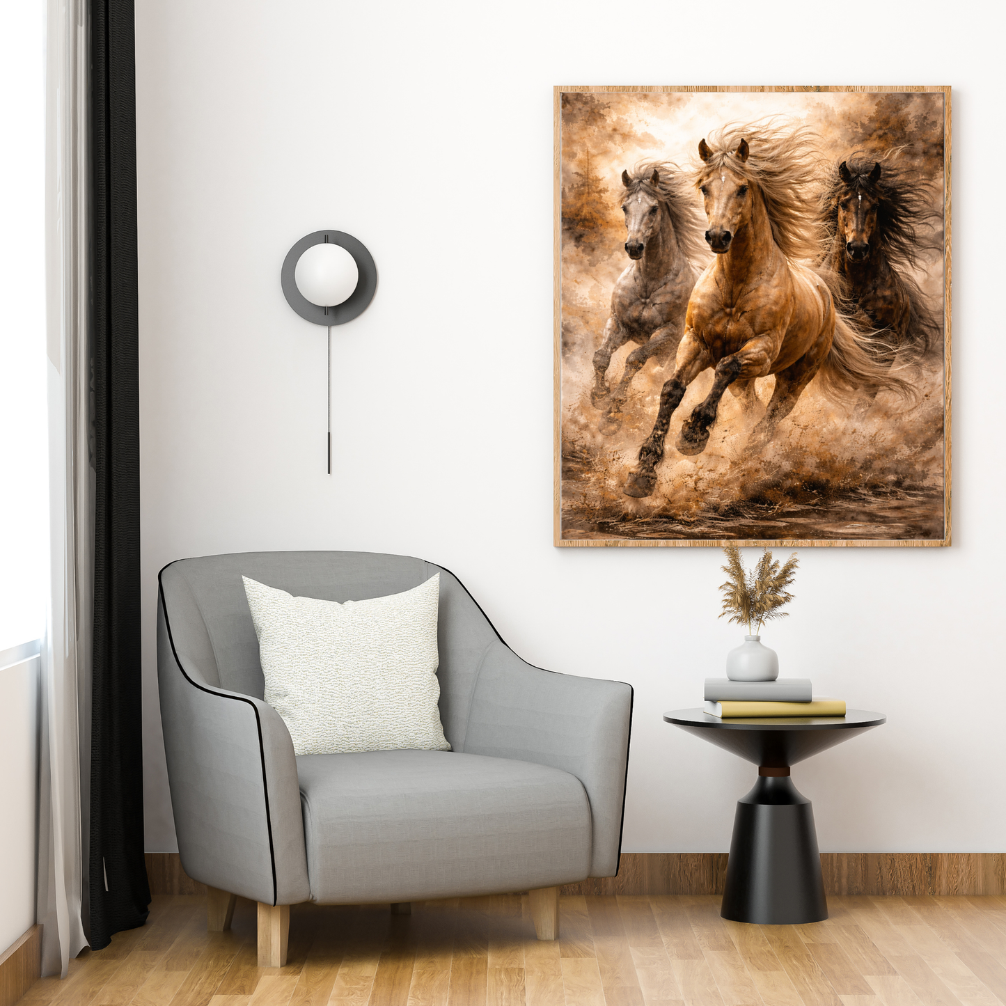 Unstoppable Force – Running Wild Horses Canvas Wall Art