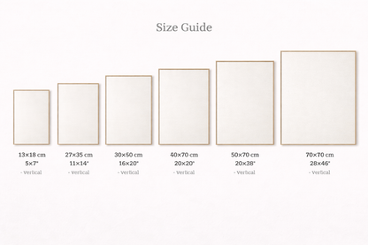 Minimalist Moon Phases Wall Art – Modern Fine Art Poster